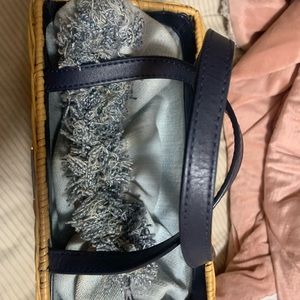 Wicker kate spade bag